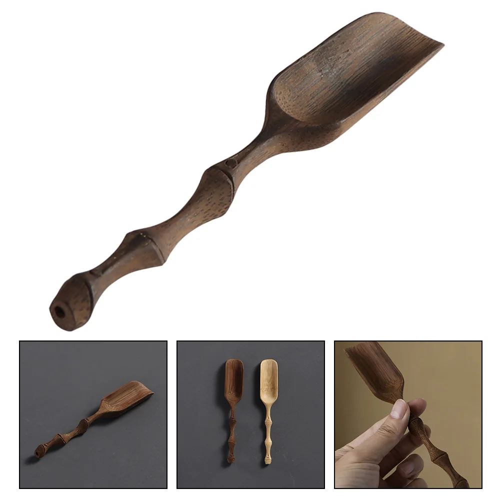 

Bamboo Scoop Lightweight Portable Operate Teaspoon Shovel House Accessories Set Tool Perfect Gift Tea Ceremony Six