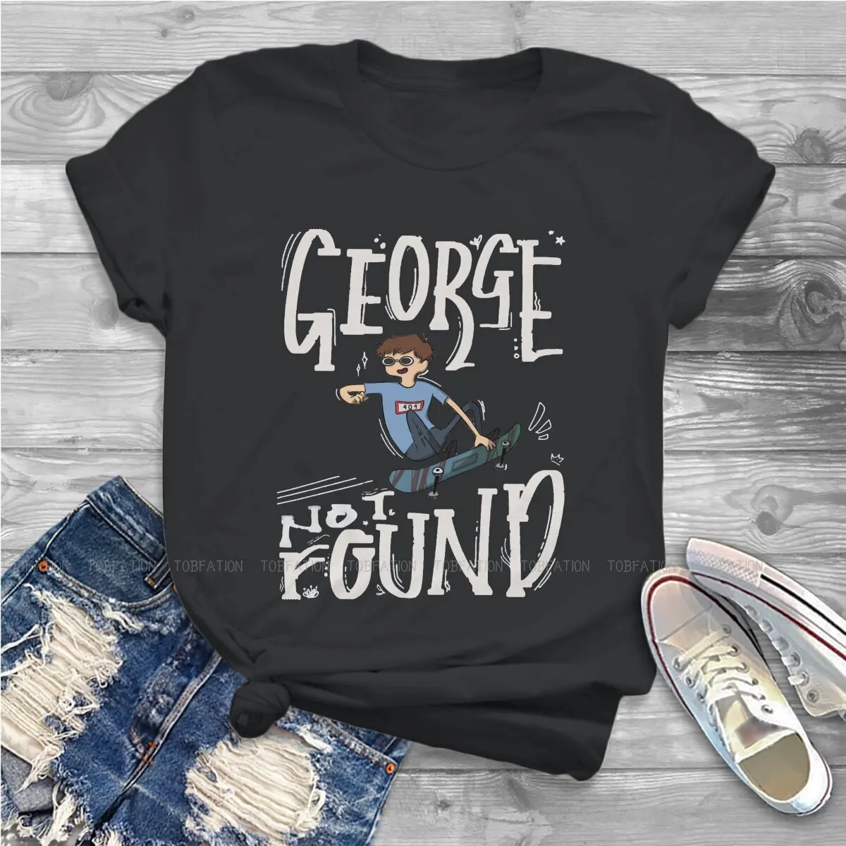 George Skateboarding magliette da donna Dream SMP Grunge abbigliamento femminile Vintage top grafici in cotone sciolto