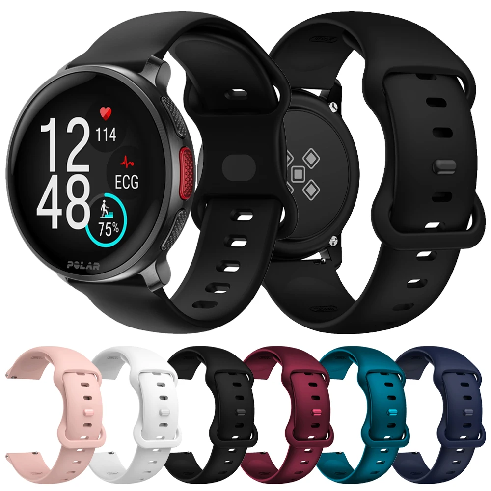 20/22mm Sports ilikon armband für Polar zündung 2 Bänder Polar vantage m2 m/Unite 2/Körnung x Band Ersatz armband Armbänder