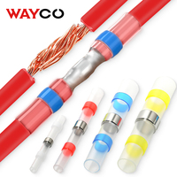 50PCS Heat Shrink Solder Sleeve Terminals Electrical Wire Cable Connectors IP67 Waterproof Soldering Tube for Connection Seal