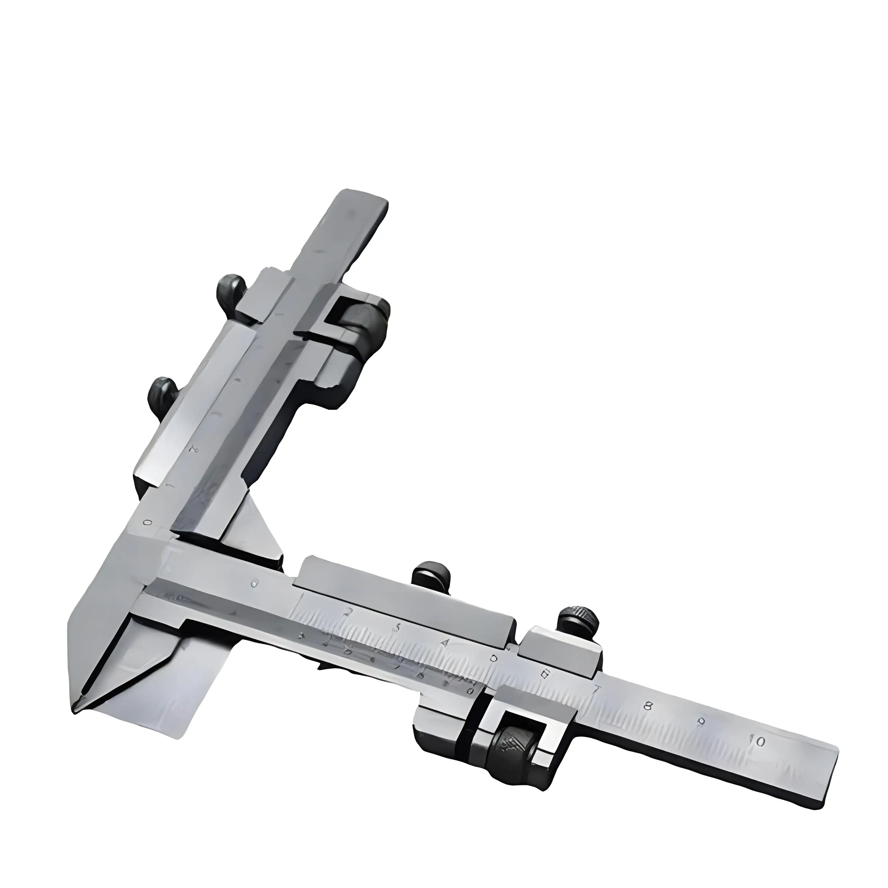 M5-50 Carbon Steel Gear Tooth Vernier Caliper Gauge Vernier Caliber