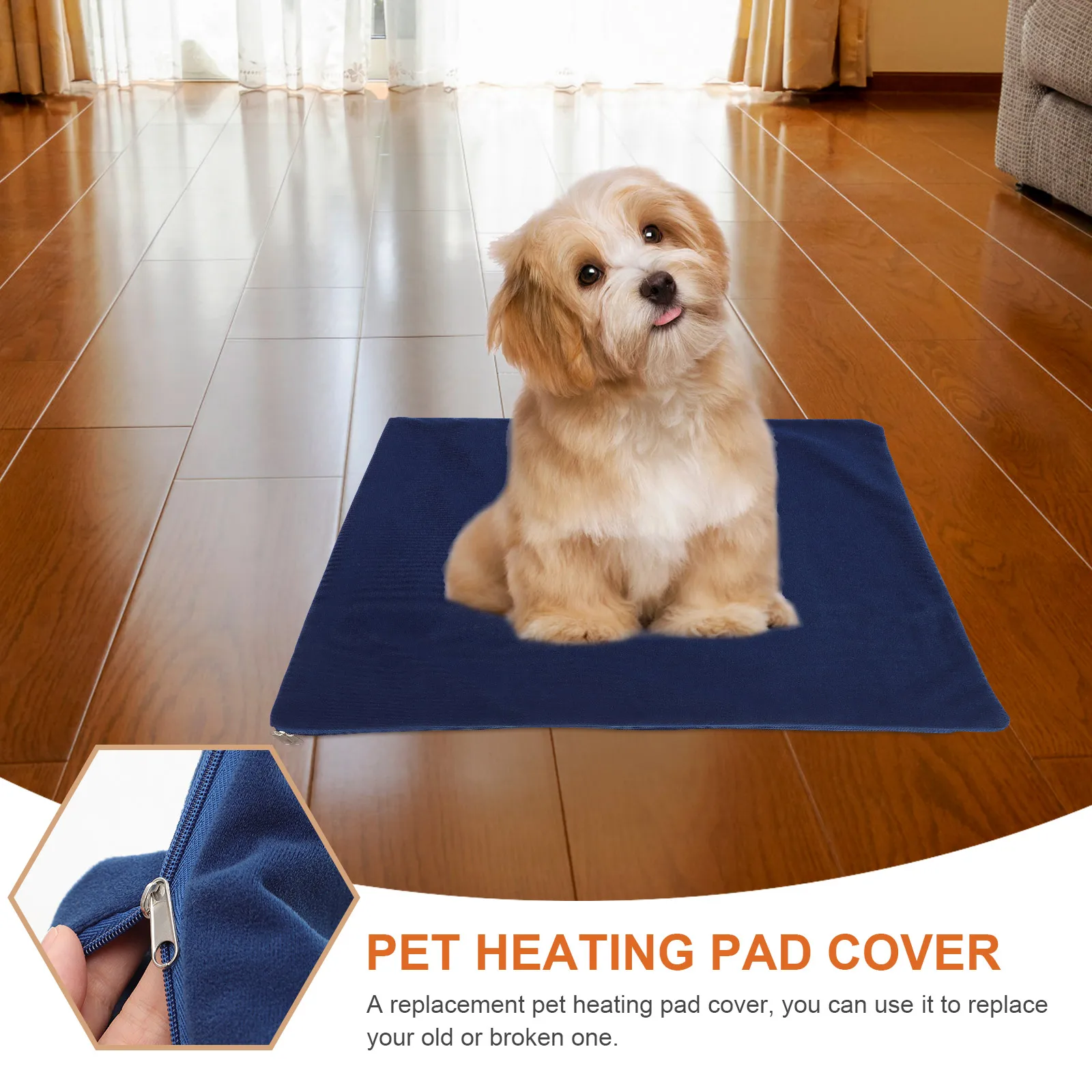 

1pcs Heating Pad Waterproof Dustproof Protector For Electric Warming Mat Dog Cat Warmer Accessory Household Supply Cushion Cover
