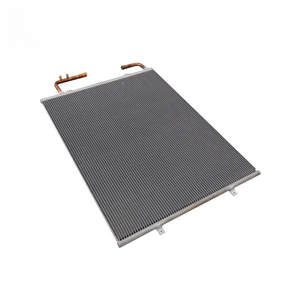 Factory-customized microchannel aluminum heat exchanger high-efficiency condenser for optimized HVAC cooling performance