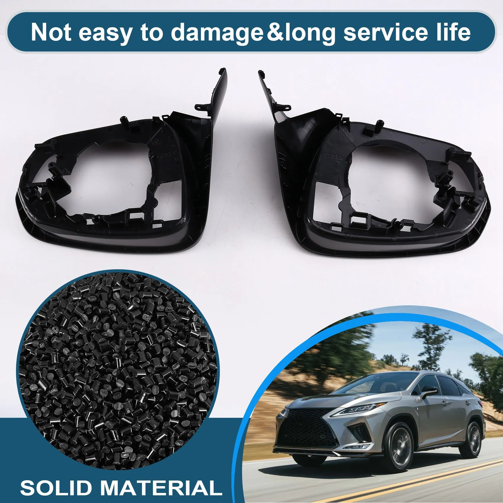 

A58X-автомобильные аксессуары, рамка зеркала заднего вида, боковое крыло, чехол для зеркала для Lexus RX NX 2016-2020