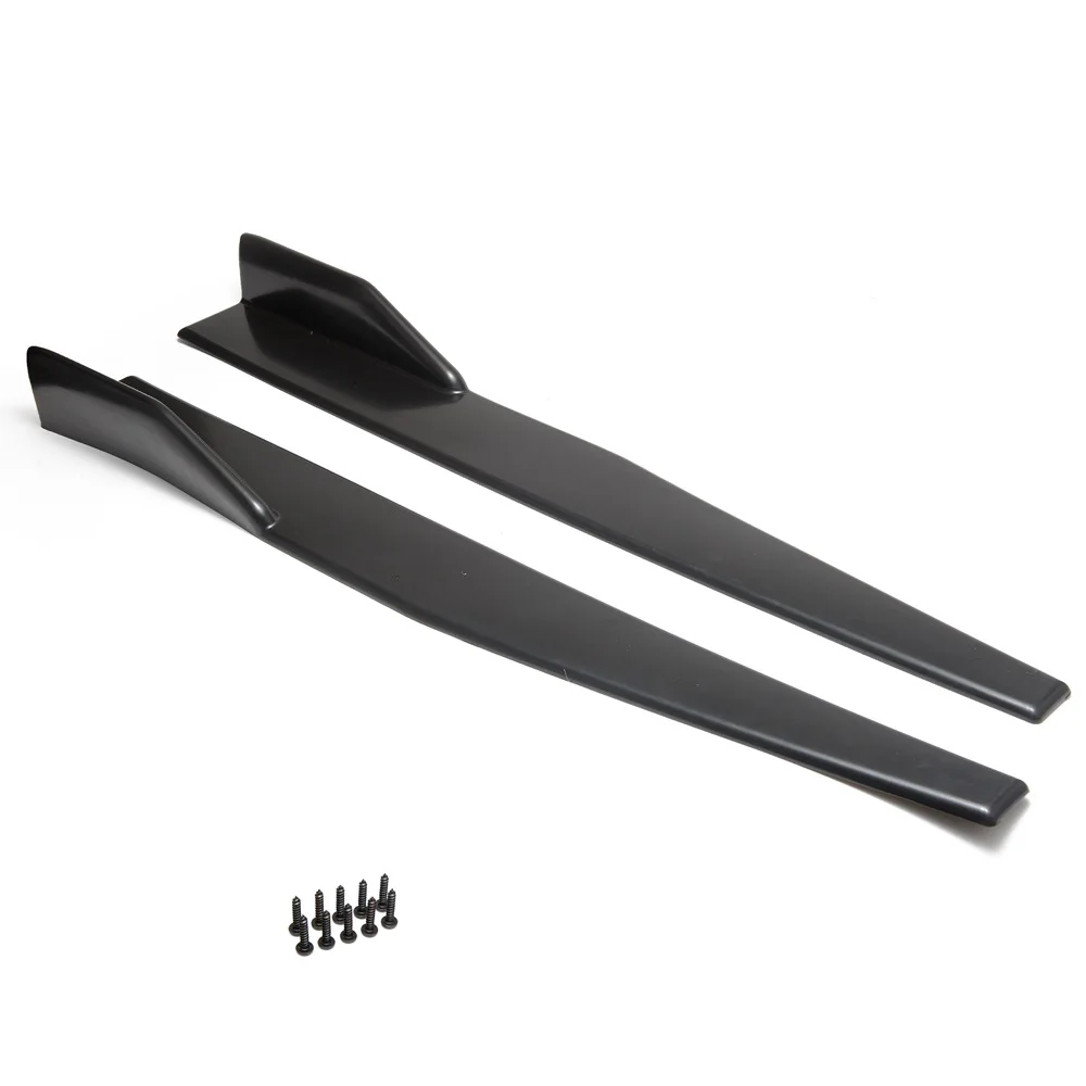 

20SETS/CARTON Black Car Side Skirts Underboard Extension Spoiler EPCQ86BK-20T