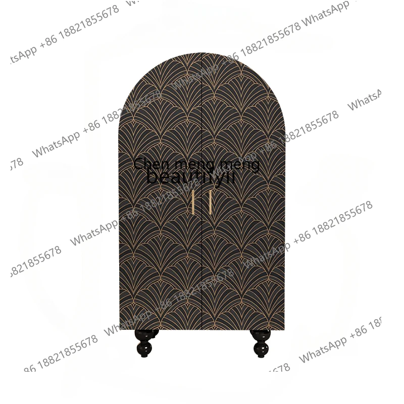 

Modern Simple and Simple Solid Wood Wardrobe Home Bedroom Wall Storage Locker Multi-Functional Installation-Free