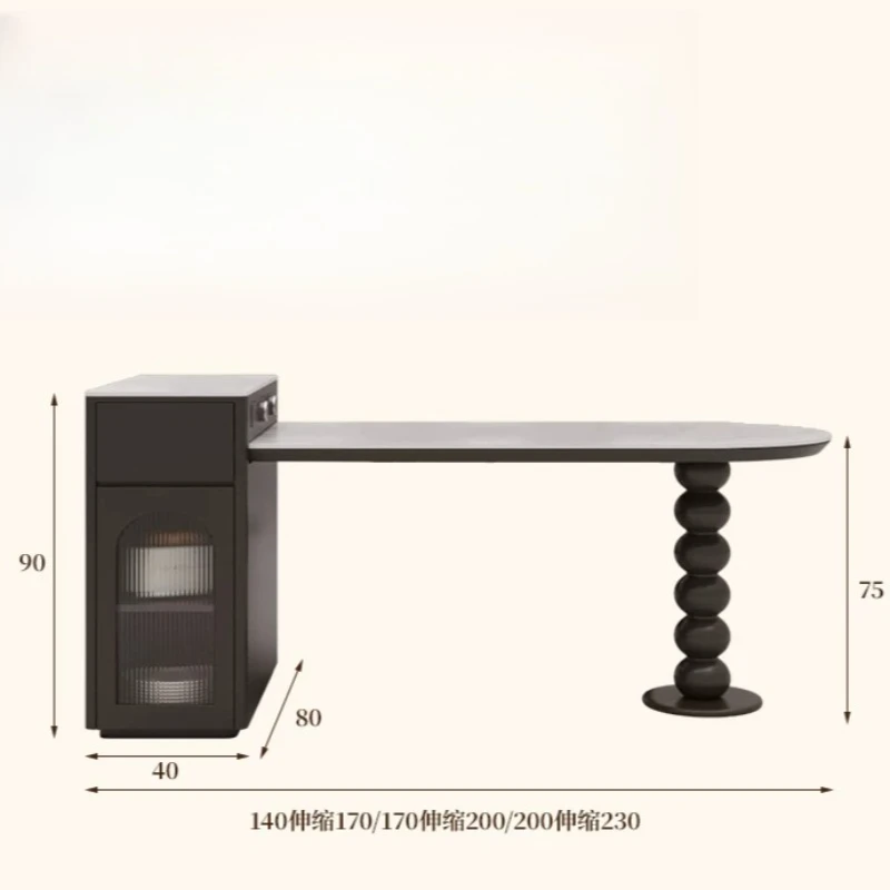 Storage Pliable Dining Tables Modern Bar Wall Counter Dining Tables Islands Extendable Mesa De Jantar Wabi Sabi Furniture