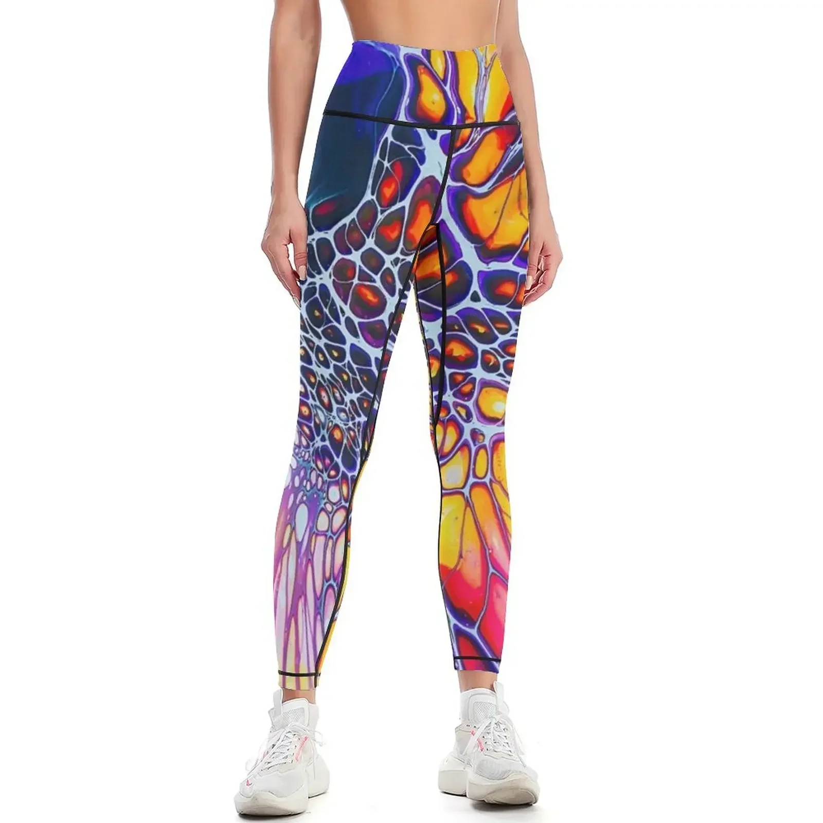 

Warlock fire Leggings Sweatpants Fitness woman workout shorts harem pants Womens Leggings