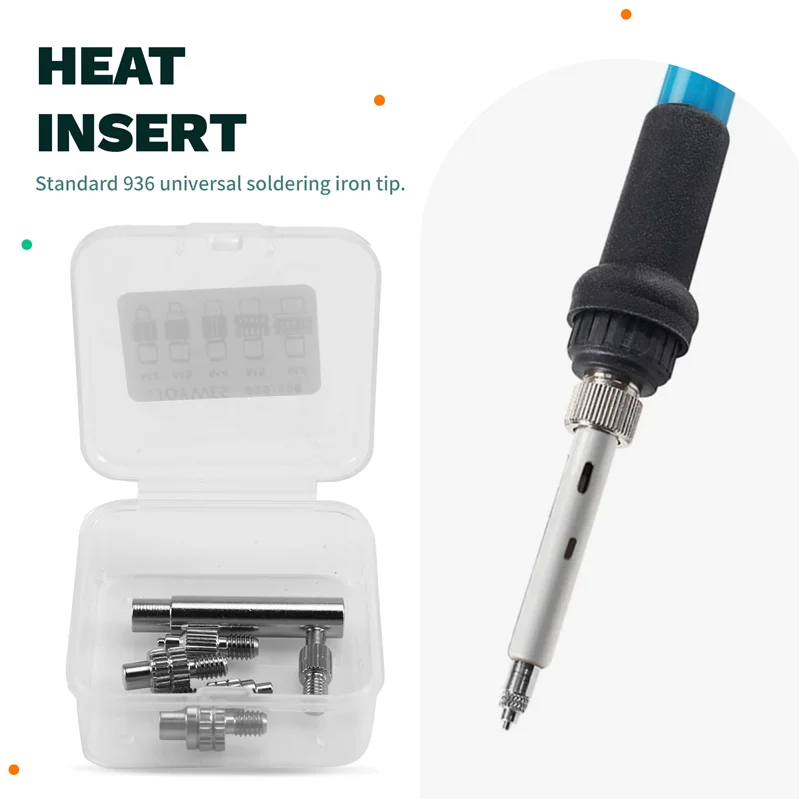 

【GIFT】Hot Melt Plastic 3D Printing Column Copper Nut Thermal Conduction Implantation Machine DIY Nut Implanting Tool