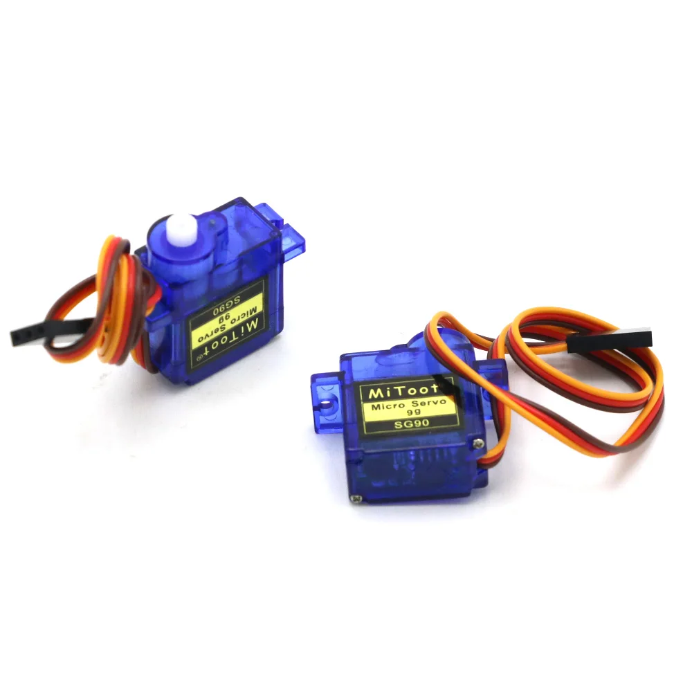 1/2 pz nuovo Mitoot Rc Mini Micro 9g 1.6KG SG90 Servo con accessori per RC 250 450 elicottero aereo auto barca per Arduino