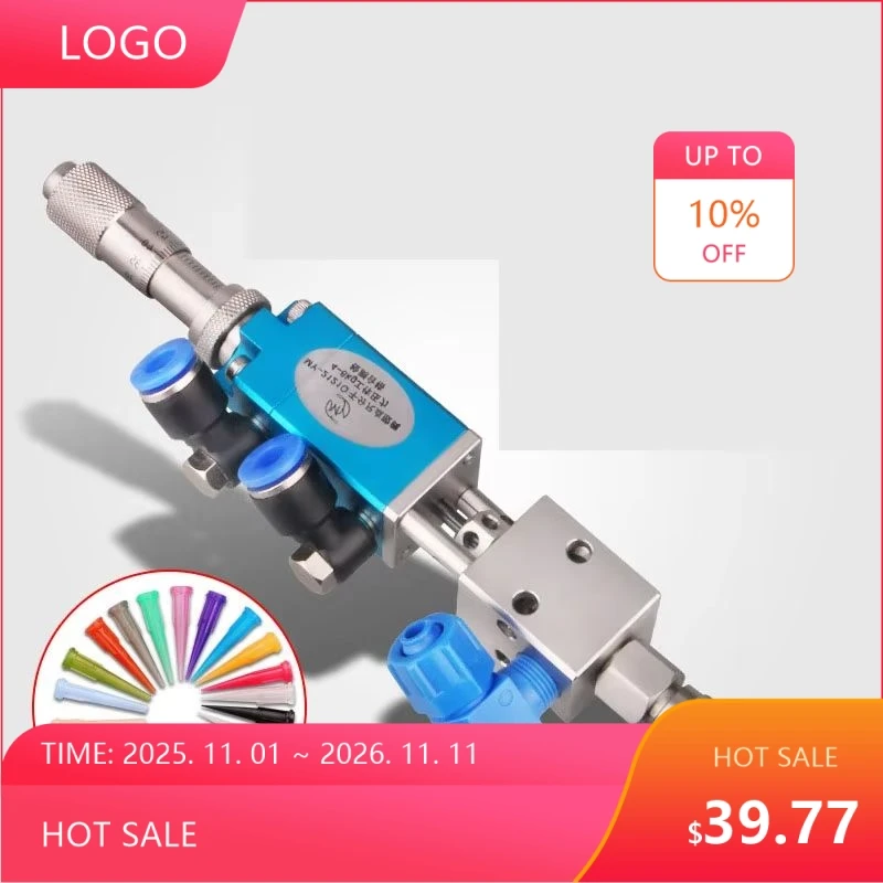 1746 Needle Cut Gear Dispensing Control Valve Micrometer Fine Adjustment Glue Dropping Component Fit Automatic Industria NEW
