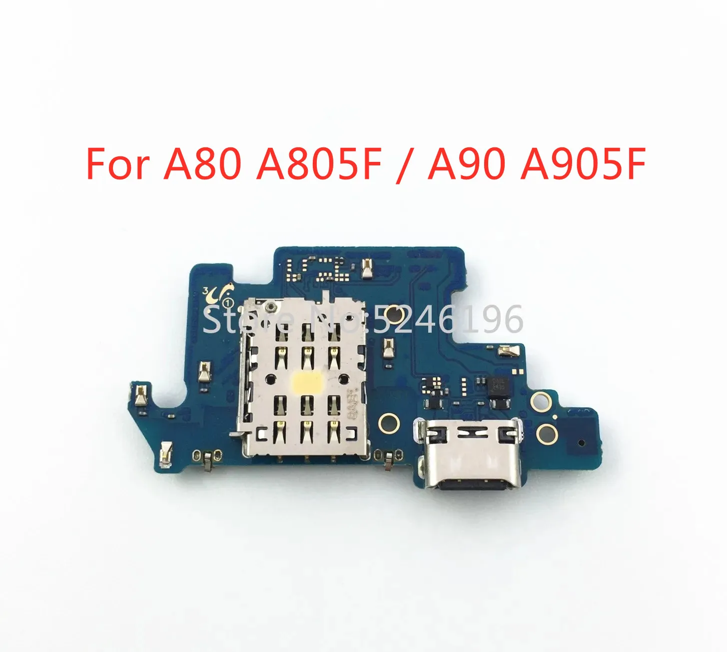 1pcs USB Charging Port Charger Base Connector For Samsung Galaxy A80 A805F SM-A805F A90 A905F SM-A905F Replace Part