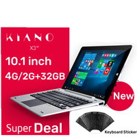 Mini PC 2 In1 Tablet PC 10.1'' X3 Windows 10 RAM 2GB RAM 32GB ROM 1280*800 IPS HDMI-Compatible Dual Camera Gift Docking Keyboard