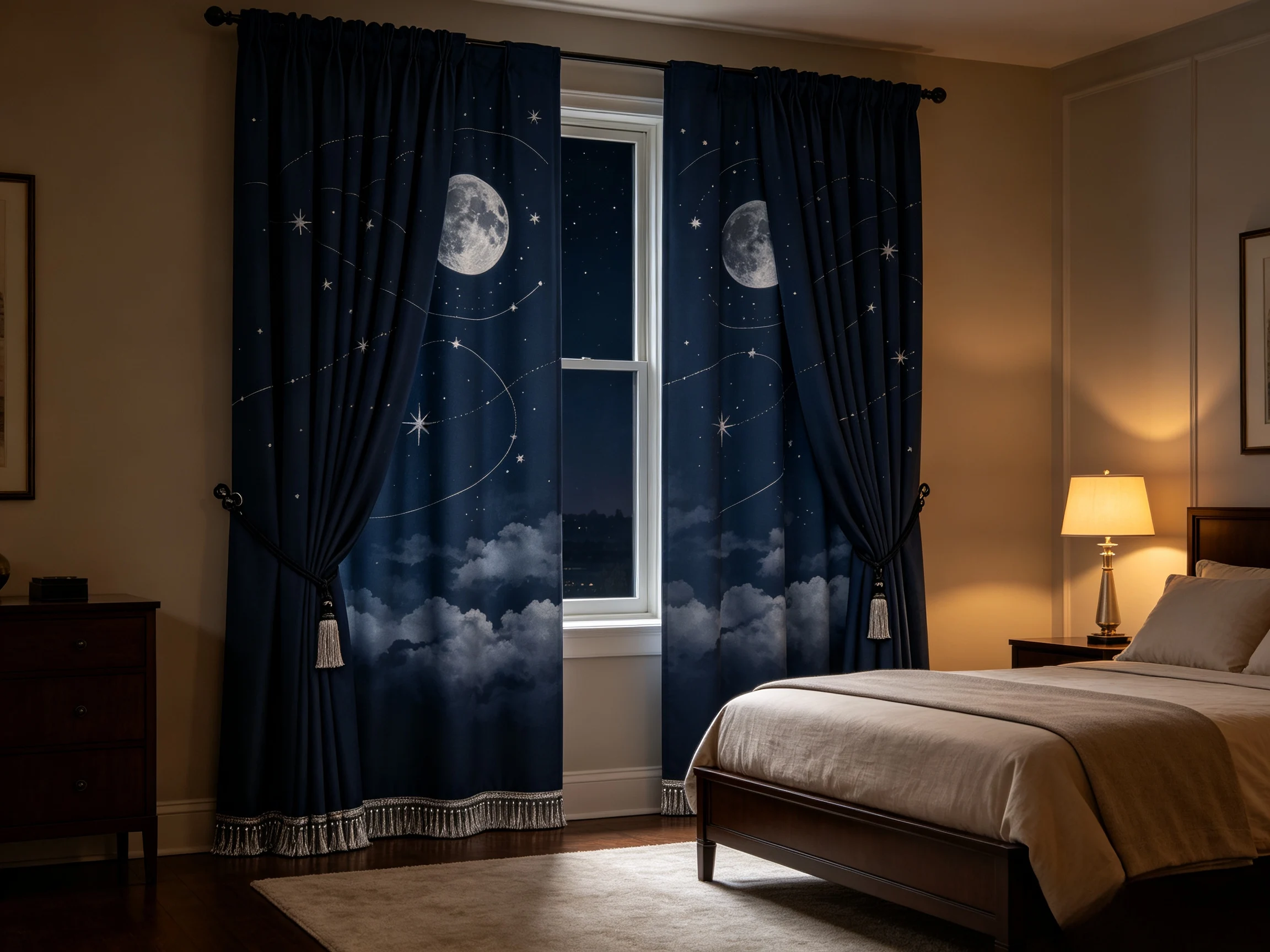 200201    Modern home window curtain hook type finished fabric curtain