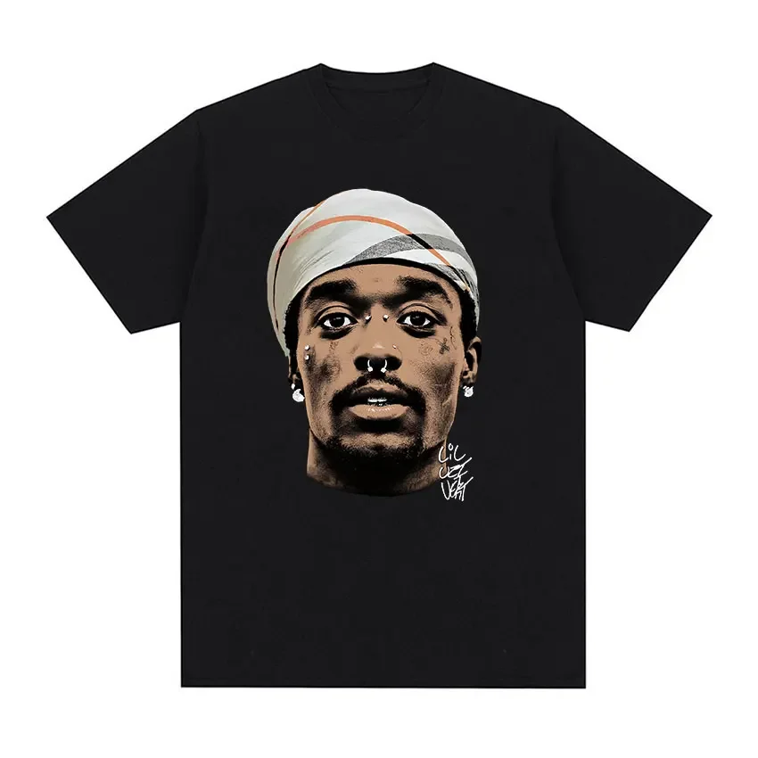 

Rapper Lil Uzi Vert Graphic T Shirts Men's Cool Hip Hop Vintage Style Gothic T-shirt Man 100% Cotton Oversized Tshirt Streetwear