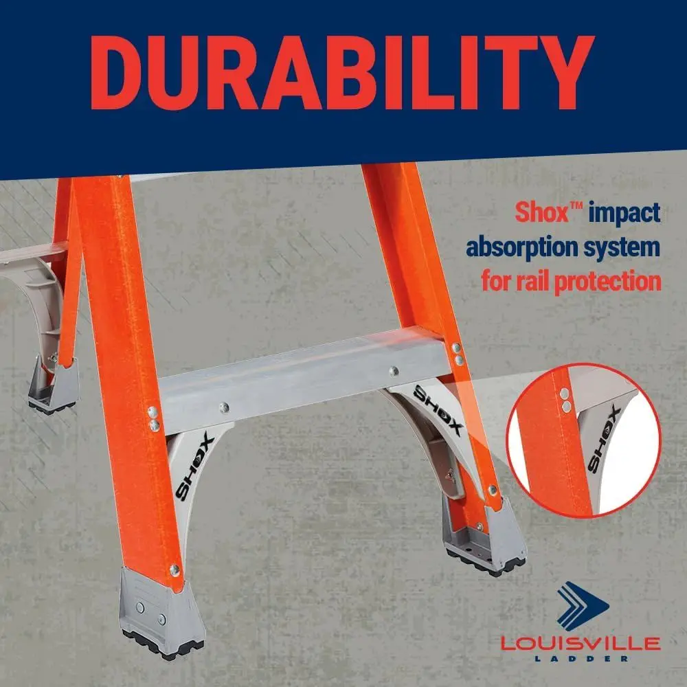 4-Foot Fiberglass Step Ladder, 300 lbs Capacity, Type IA, FXP1704