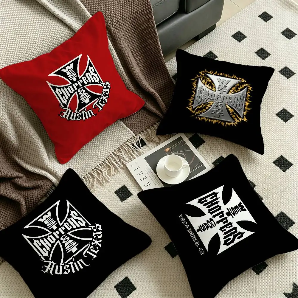 West C-Coast C-Choppers Pillow Gift Home Office Decoration Pillow Bedroom Sofa Car Cushion CoverPillow Case