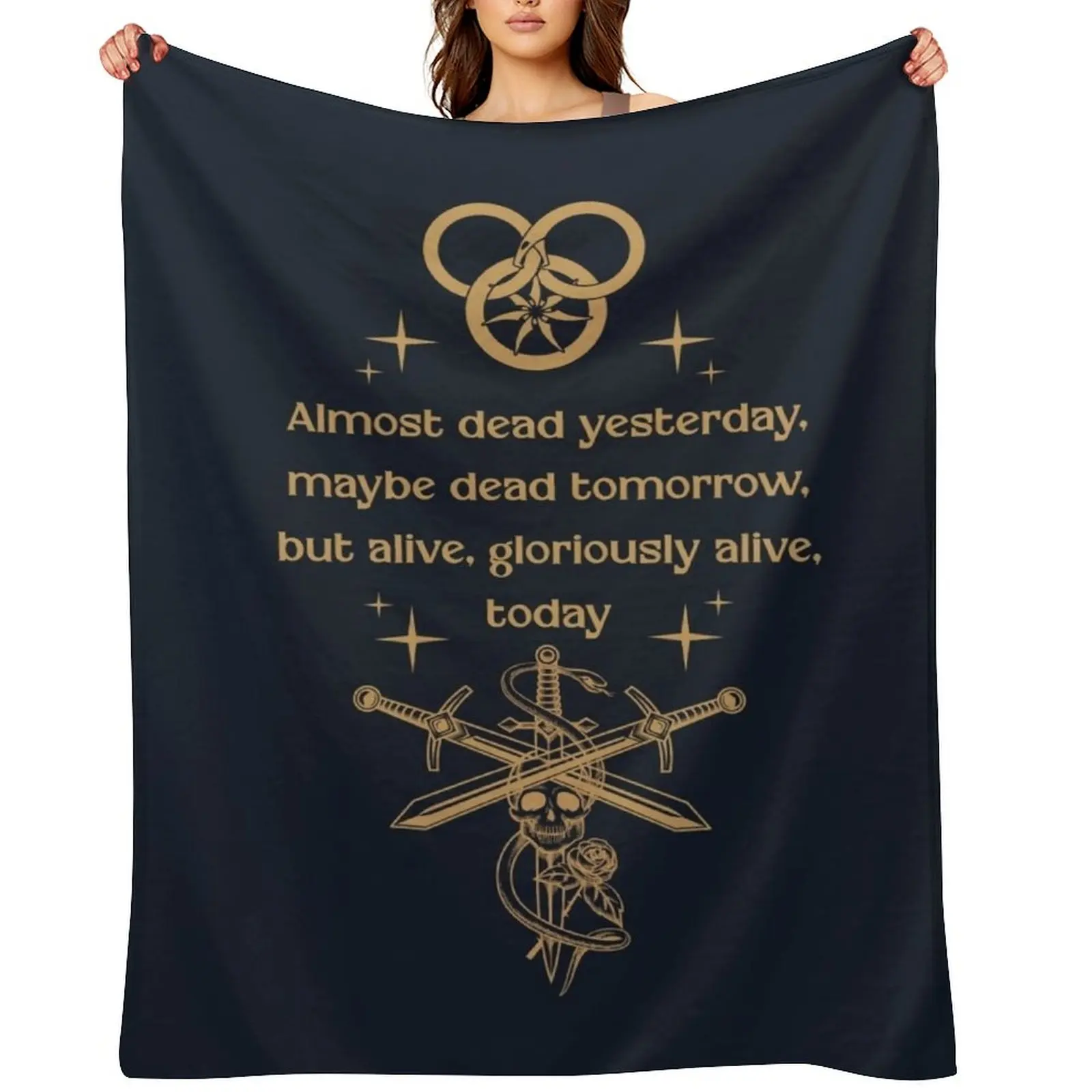 

The Wheel of Time - Gloriously Alive! Throw Blanket Single Bed Fashionable Picnic Sofa Throw Blankets