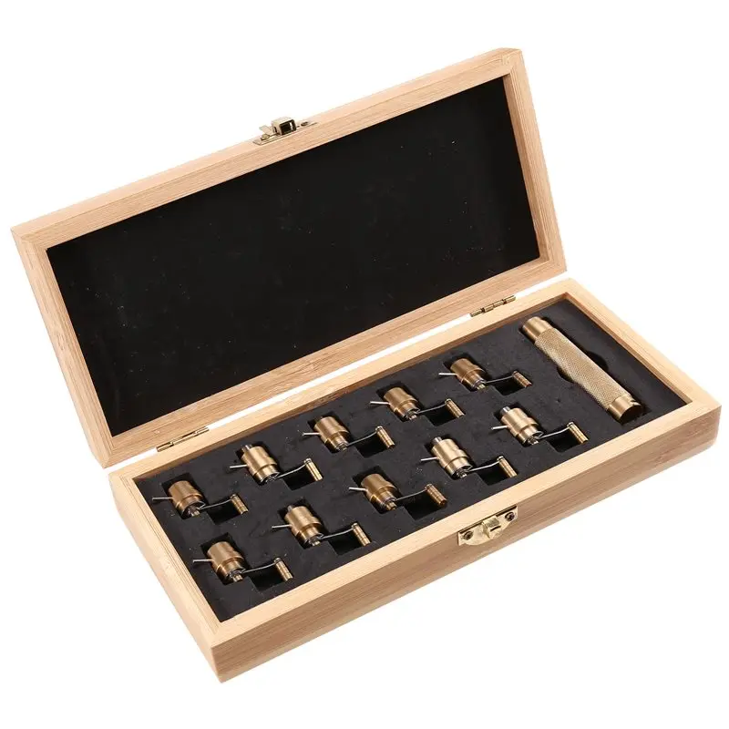 AB11-Mainspring Winder Set Brass Watch Repair Tool Wristwatch Repairing Kit DIY Watchmaker Tools Watch Winding Tool