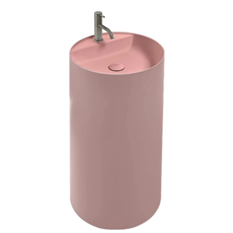 

Net forest integrated floor-to-ceiling washbasin Pure artificial stone hotel bathroom washbasin Household washbasin
