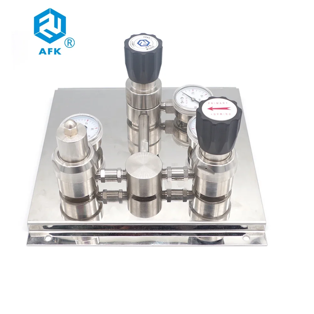 

AFK R1100 Semi-automatic Changeover Switch Device with Stainless Steel Pressure Reducing Valve