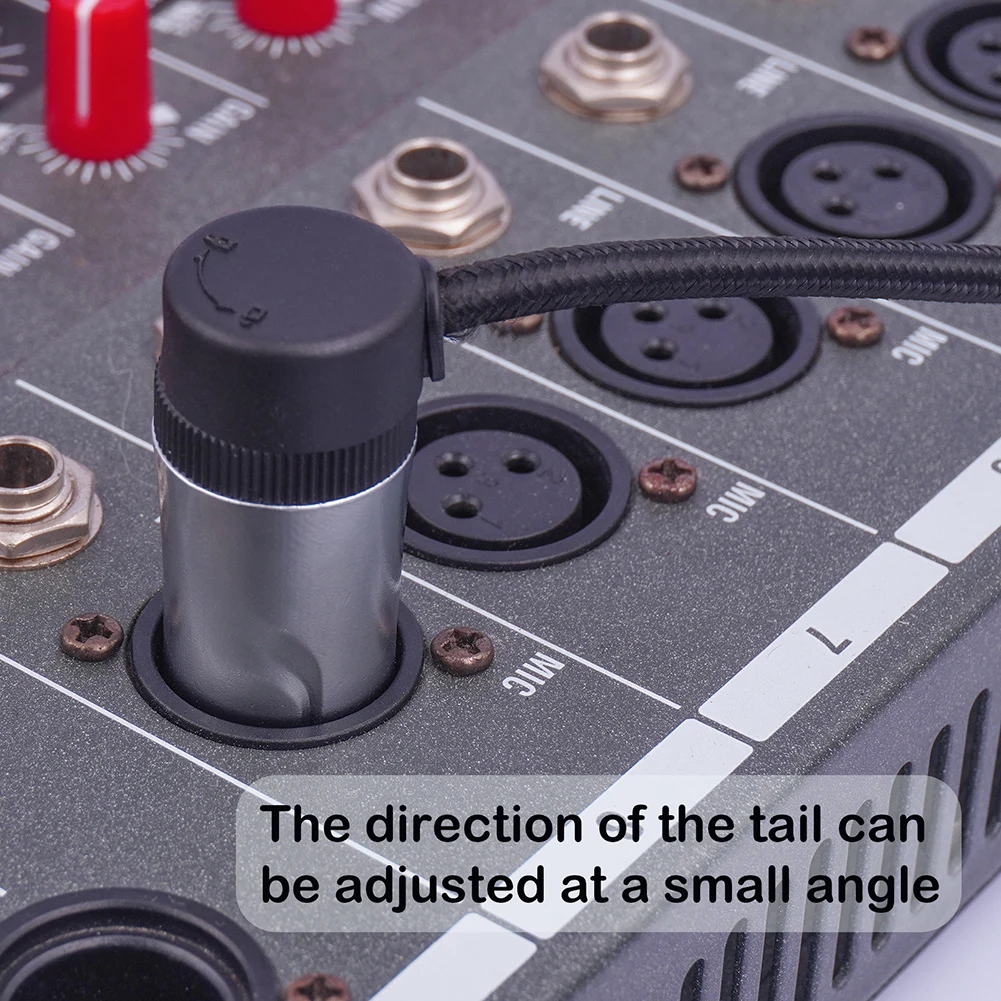 1/2 pz Hi-End placcato argento tellurio rame maschio/femmina compatto XLR microfono adattatore a saldare microfono DMX Plug Jack Socket