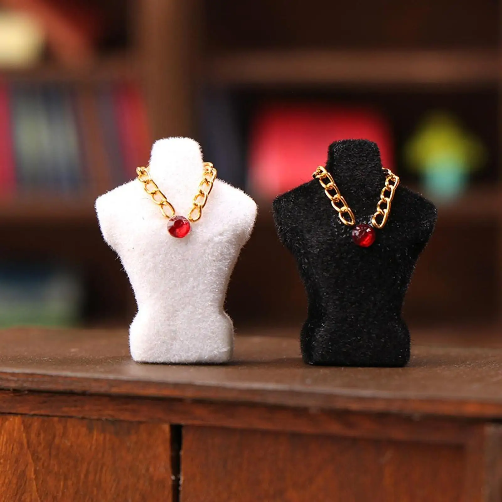 Dollhouse Necklace Display 1/12 Doll House Realistic DIY Scene Necklace Rack