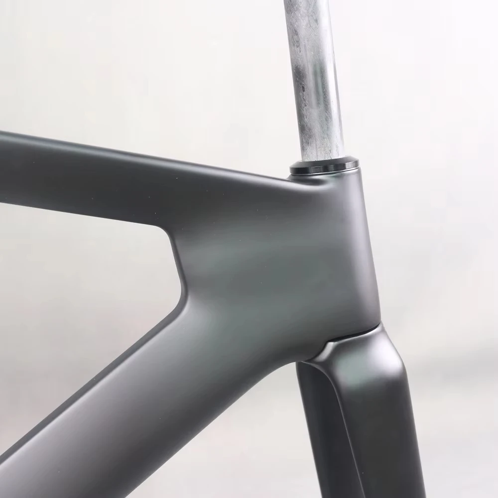New49 51 54 57CM Fexie Road Bike Frame Carbon Fixie Gear Bicycle Frameset 700c Rigid Fixed Gear Bicycle Frameset
