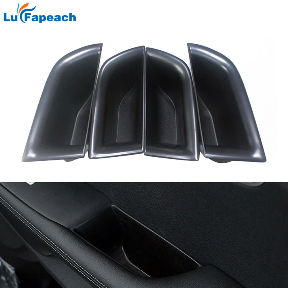 Car Interior Front Door Side Storage Box Glove Organizer Phone Container Case Handle Pocket For Kia Sorento 2015 2016 2017 2019