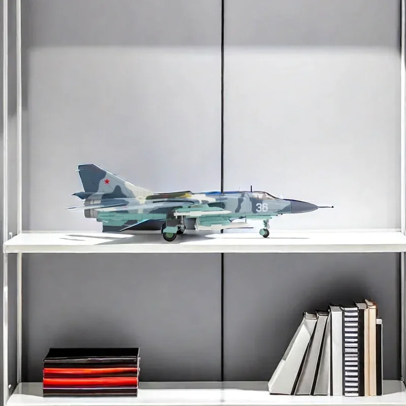 Diecast 1:72 Scale HA5314 MIG-23 fighter of the Russian Air Force Alloy Finished Simulation Model Souvenir Gifts For Adult Boy