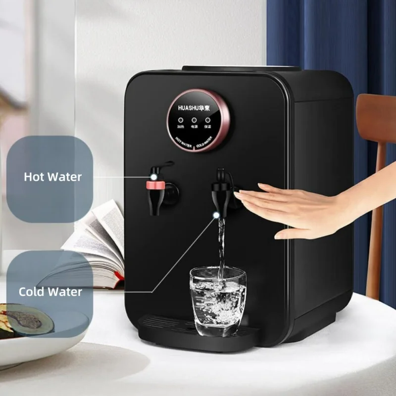 Small Household Warm/hot/ice Water Dispenser Desktop Water Dispenser Hot Cooling Ice Warm Office Water Boiler