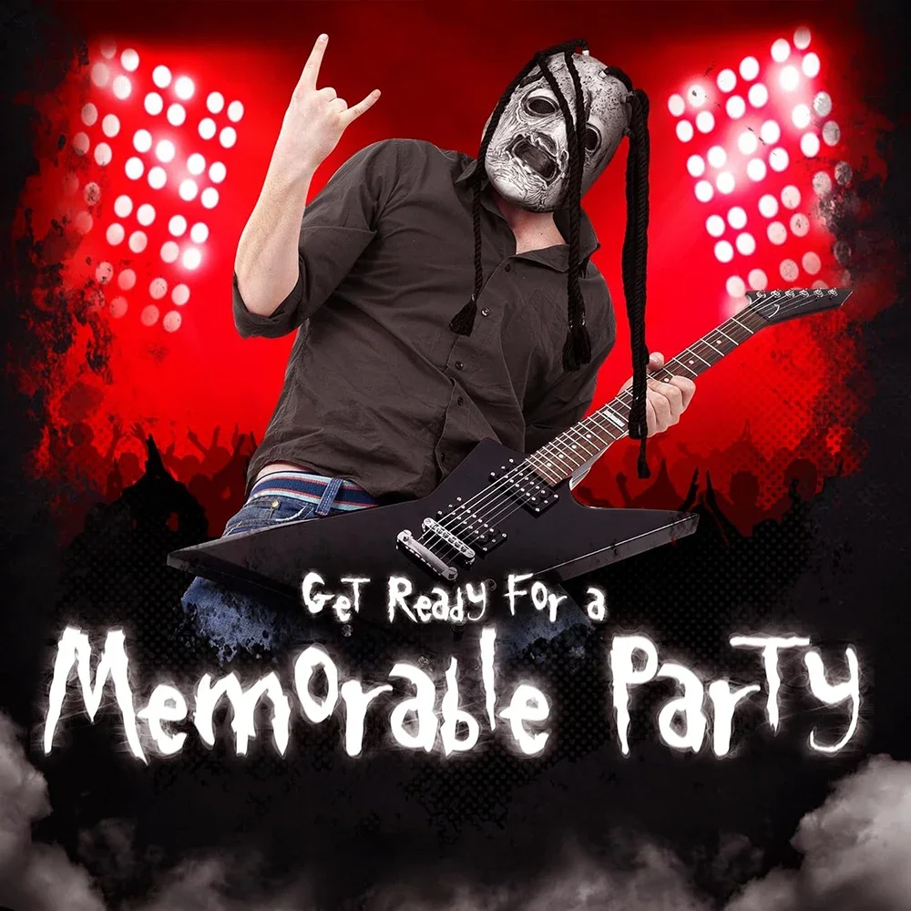 Akcesoria do kostiumu: opaska, cosplay, węzeł, maska Micka, kostium, Joey, odgrywanie ról, fantazja, męskie nakrycie głowy lateksowe, Halloween, maskarada, męski hełm