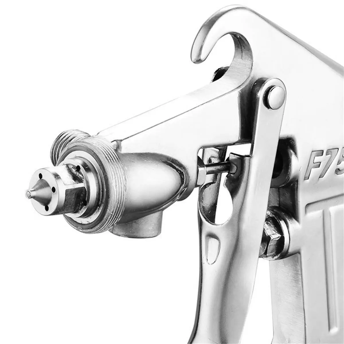 

(ABLP) Пневматический краскопульт F-75S HVLP с нижней подачей и гравитационным бачком, с регулятором давления, емкость бака 600 мл, 44-73 PSI