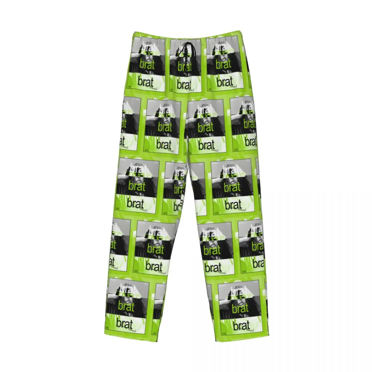 

Custom Brat Charli Xcx Pajama Pants Men Sleepwear Sleep Lounge Bottoms with Pockets