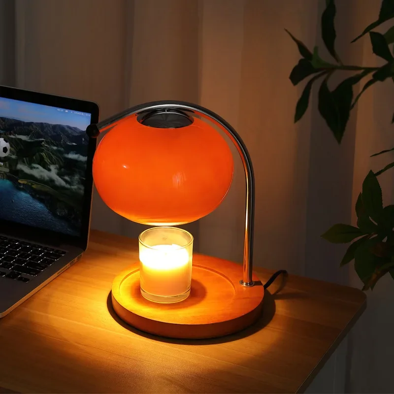 Orange Wax Melt Light Korean Vintage Desk Bedroom Glass Ambient Decorative Light