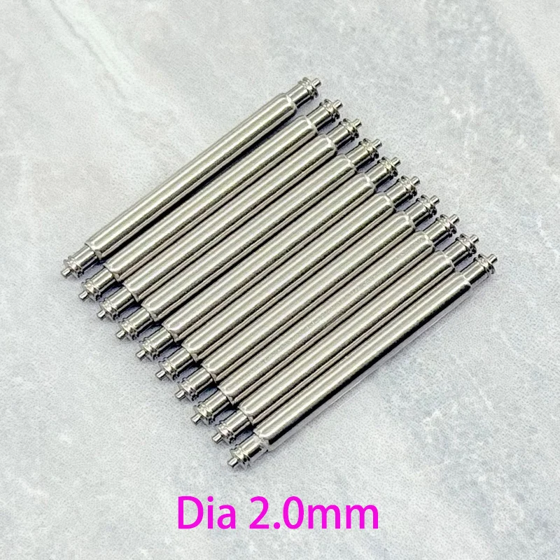 SKX007 Strap Spring Bars Dia 2.0mm 2.5mm Fits SKX007 SKX009 Turtle Watch Case Watch Bracelet 26mm 24mm 22mm 20mm Band Link Pins