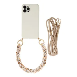 Marble Bracelet Phone Case For Samsung Galaxy S24 Ultra S23 Plus S22 S21 S20 FE Note 20 Silicone Crossbody Lanyard Strap Cover