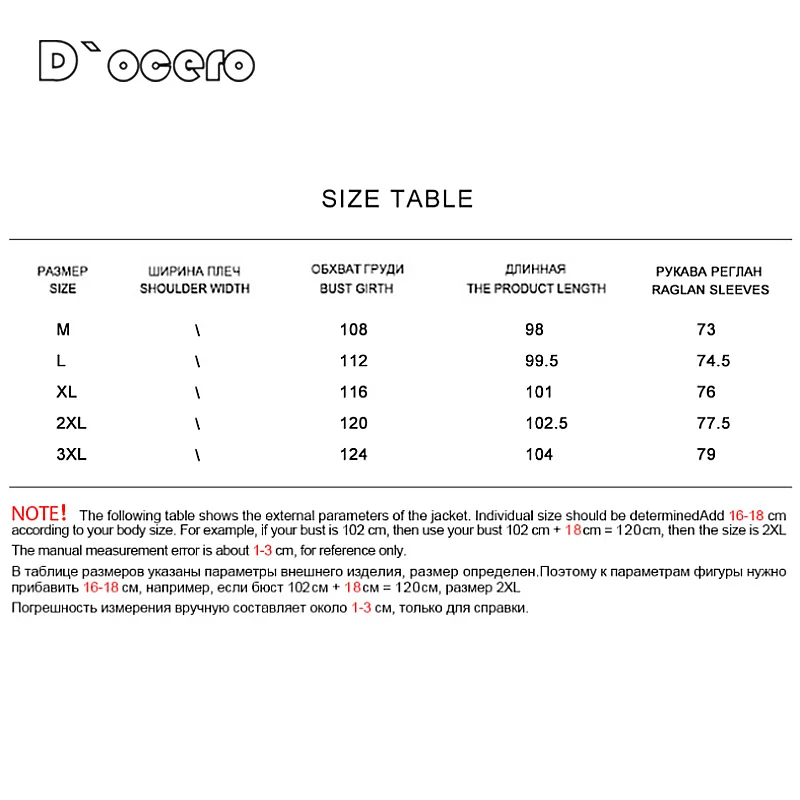 DOCERO 2022 New Winter Jacket Women Casual Loose Contrasting Colors Side split Parkas Thick Quilted Coat Long Hooded Outerwear