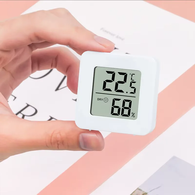 LCD Digital Thermometer Hygrometer Indoor Room Electronic Temperature Humidity Meter Sensor Gauge Weather Station for Home image 3