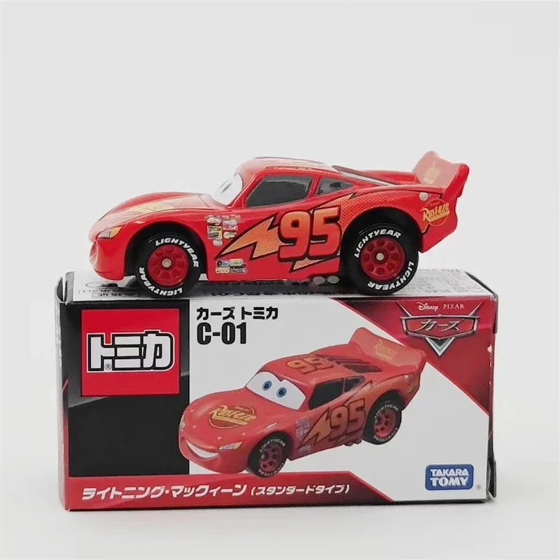 TAKARA TOMY-McQueen Car Story Model for Children, Diecast Alloy, Simulação Decoração, Brinquedos de Coleção, Presentes Infantis, 1:64