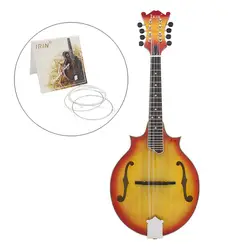 8Pcs M100 Mandolin String Set Silver-plated G D A E Tone Strings Mandolin Instrument Accessories