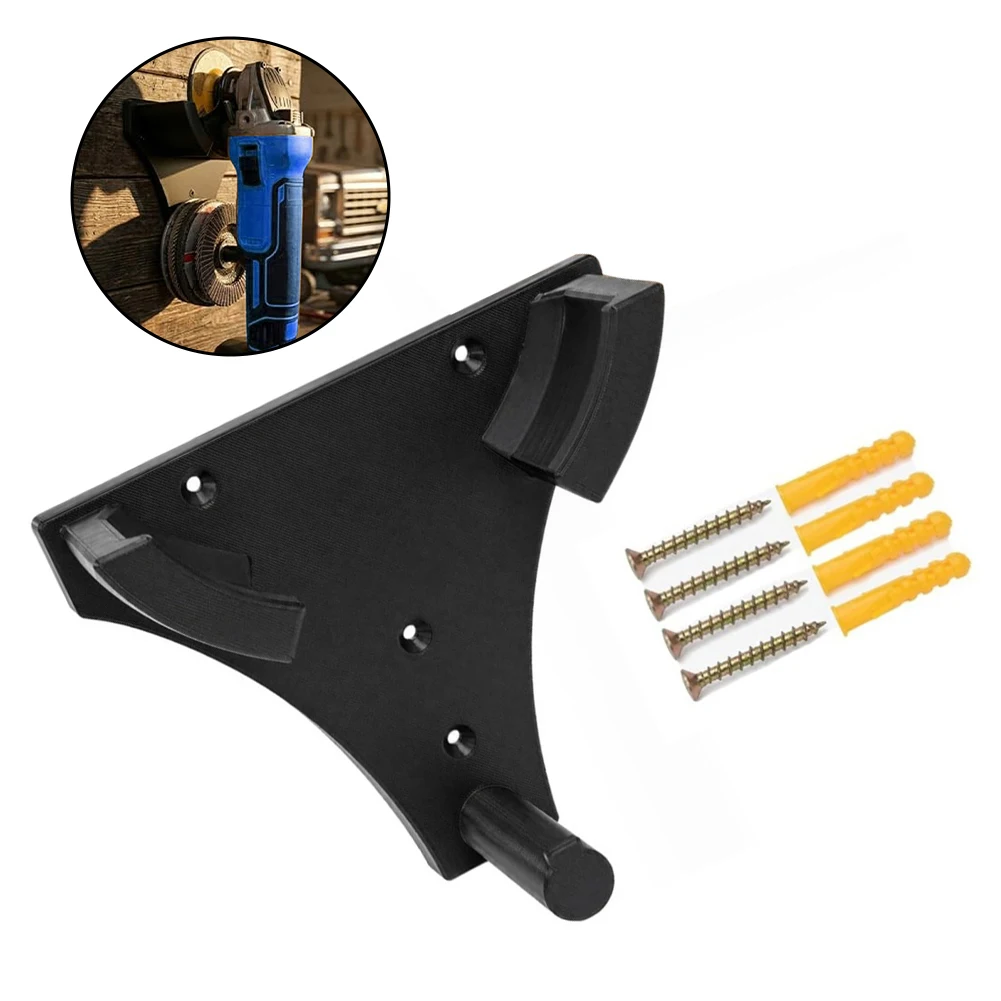 For Heavy-Duty Angle Grinder Wall Mount With Disc Storage Space-Saving Organizer Angle Grinder Holder Polishers Buffers Holder