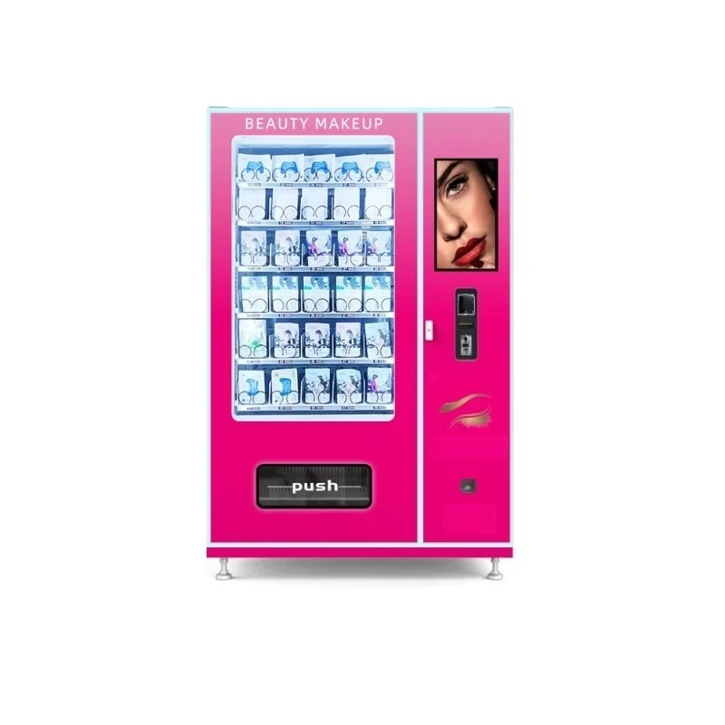 

Поддержка индивидуального автоматического торгового автомата для косметики с сенсорным экраном, автоматического распределителя для макияжа и косметических товаров