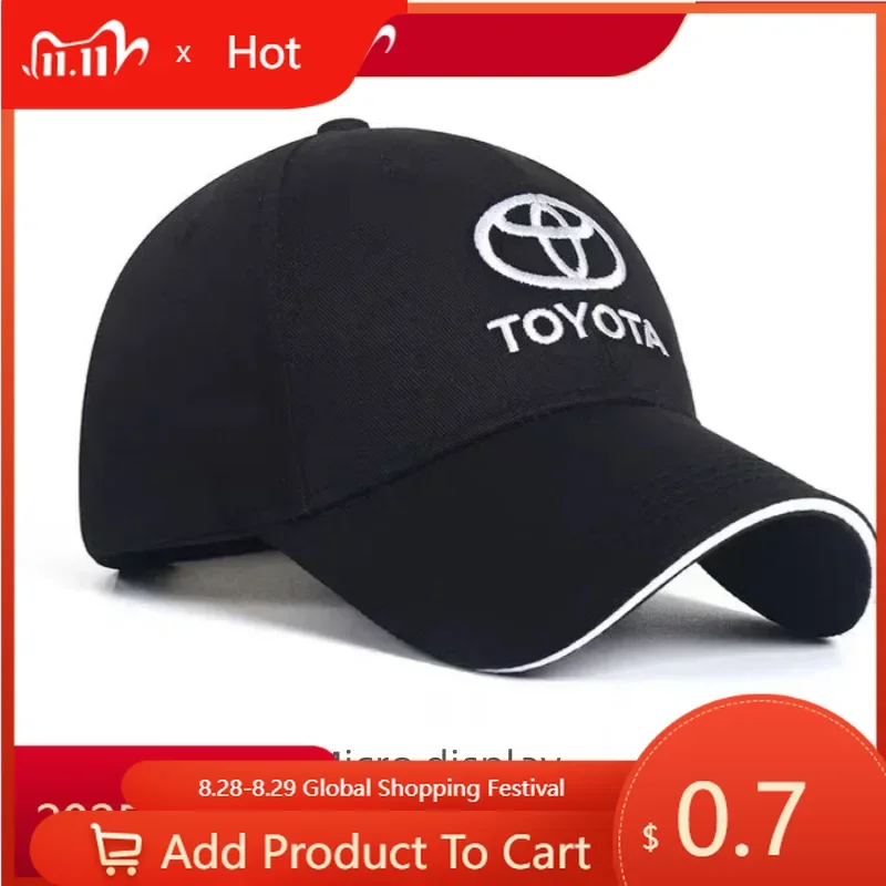

Fot Toyota 2026 Новинка для Toyota 2026 Новые кепки-концентраторы Бейсбольная кепка для улицы Летняя спортивная шапка с вышивкой Мужская женская бейсболка для T