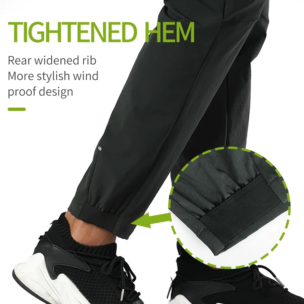 AONIJIE FM5145 Male Men Outdoor Sports Thickened Trousers Elasticated Waistband Sweatpants Tightened Hem Winter For Running