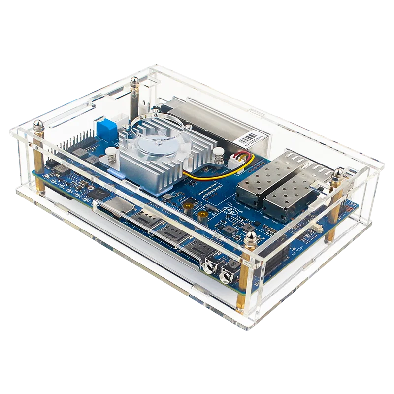 Banana Pi BPI-R4 4GB RAM 8G eMMC 128MB SPI NAND Flash MT7988A Quad-core Arm Corex-A73 Smart Router Board Optional Case Fan