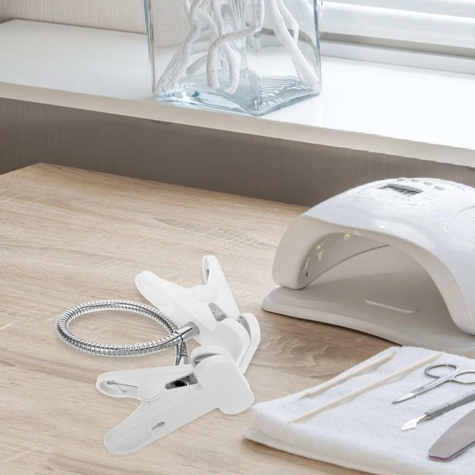 

Nail Art Practice Hand Clips Fake Holder Manicure Supplies Plastic Artificial Nail Exercise Clip Fixing Tools For Beginners