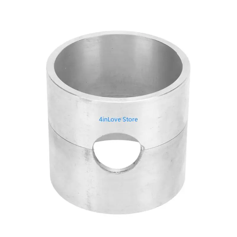 

T4MD Sturdy Aluminum Alloy Jewelry Casting Sandbox Cylindrical Heat Resistant Container for Metal Crafting and Repair