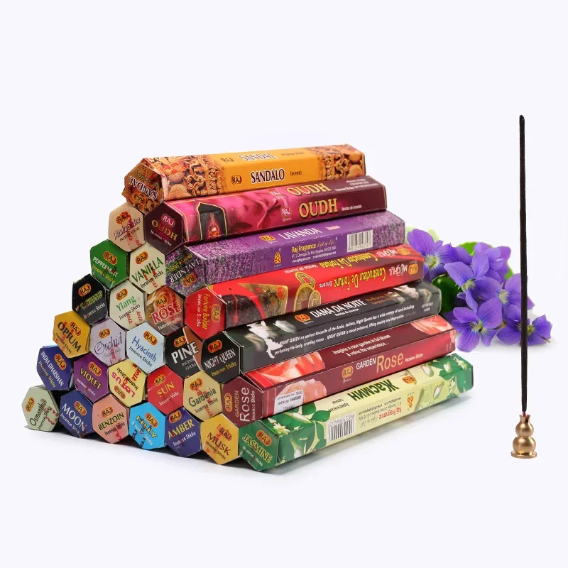 Y 20 Sticks Sandalwood India Incenses Natural Palo Santo Sage Indian Incense Stick Lavender Lotus Rose Line Tibetan Aromatherapy