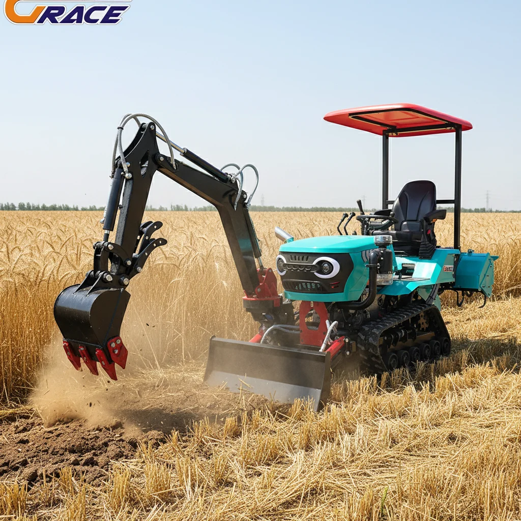 

Customize Mini Crawler Tractor Compact Farm Tractor With Stable Performance For Orchard